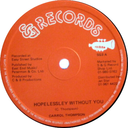 Hopelessley Without You / You Are The One I Love