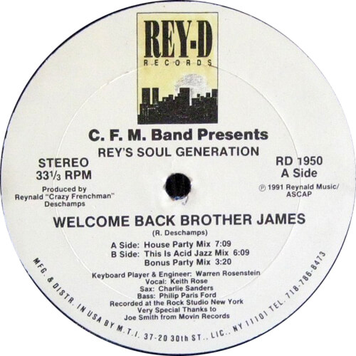 Welcome Back Brother James