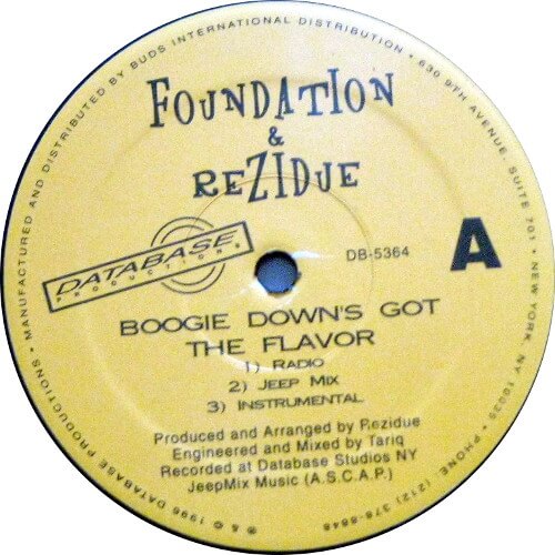 Boogie Down's Got The Flavor